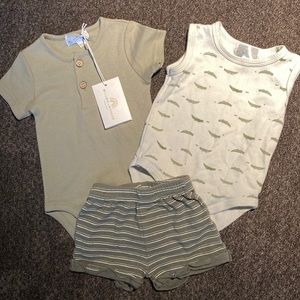 Carters Baby Boy Teal Set